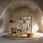 Sillón Melle — Piel marrón
