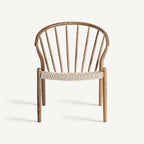 Sillón Morbihan — Madera roble marrón