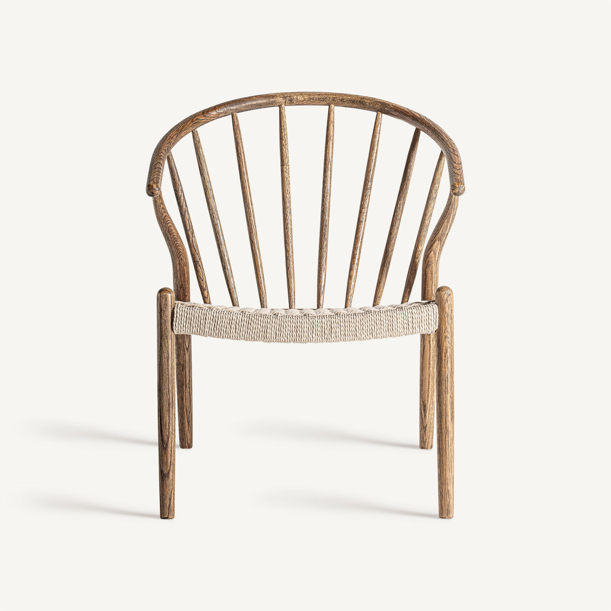 Sillón Morbihan — Madera roble marrón