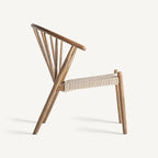 Sillón Morbihan — Madera roble marrón