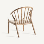 Sillón Morbihan — Madera roble marrón