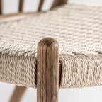 Sillón Morbihan — Madera roble marrón