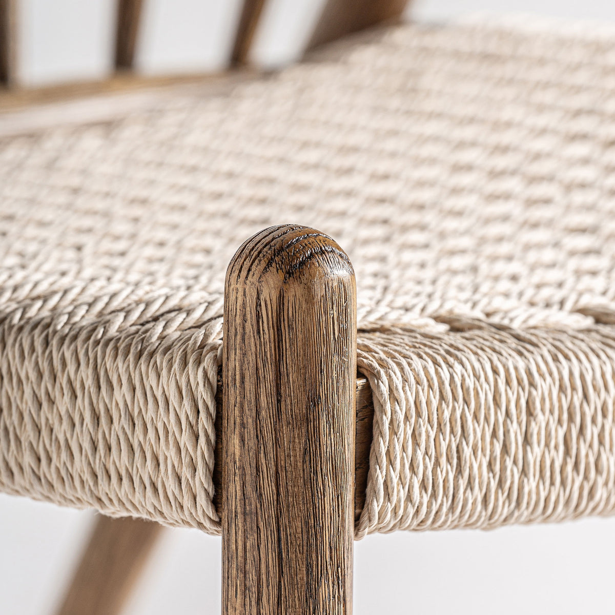 Sillón Morbihan — Madera roble marrón