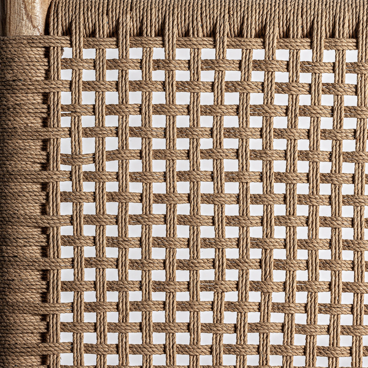 Sillón Mouzaki — Madera de teca marrón claro