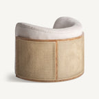 Sillón Nyul — poliéster marrón