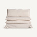 Sillón Ospizio — poliéster blanco roto