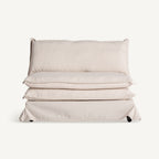 Sillón Ospizio — poliéster blanco roto
