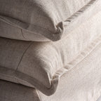 Sillón Ospizio — poliéster blanco roto