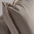 Sillón Ospizio — poliéster blanco roto