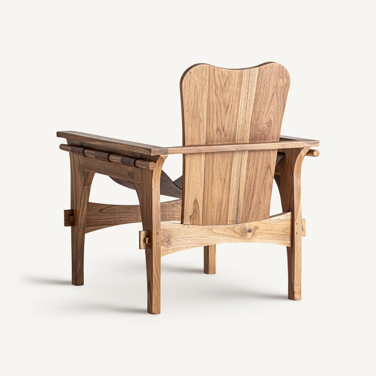 Sillón — piel marrón