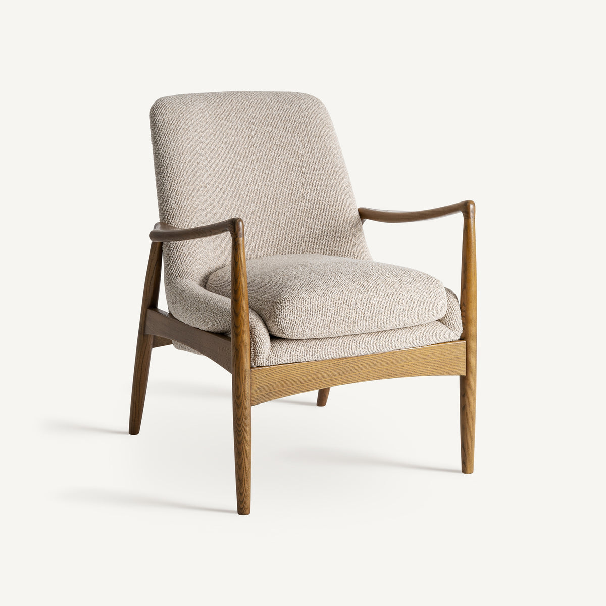 Sillón — Poliéster beige