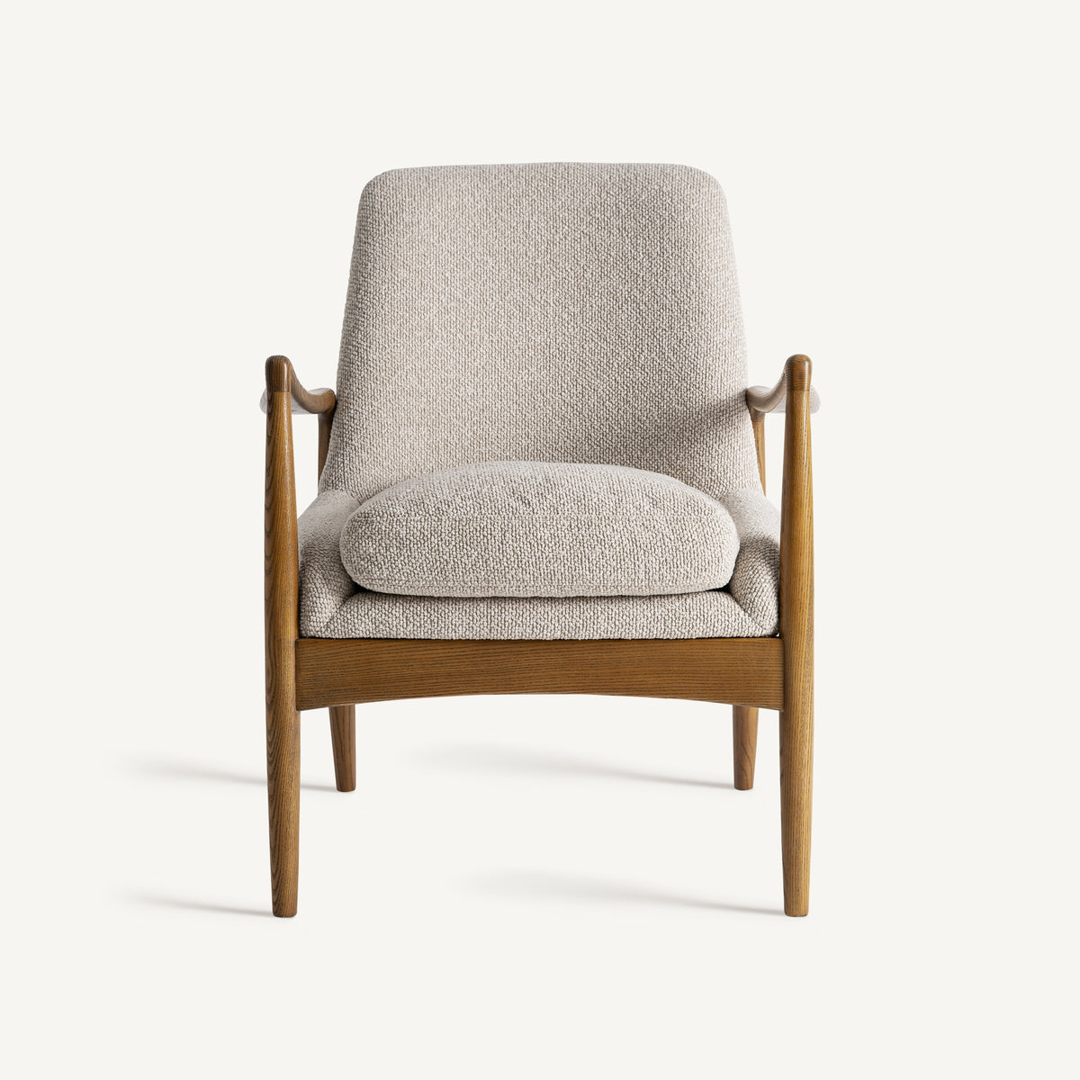 Sillón — Poliéster beige