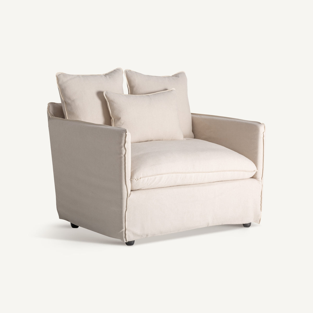 Sillón Pugnac — Lino beige