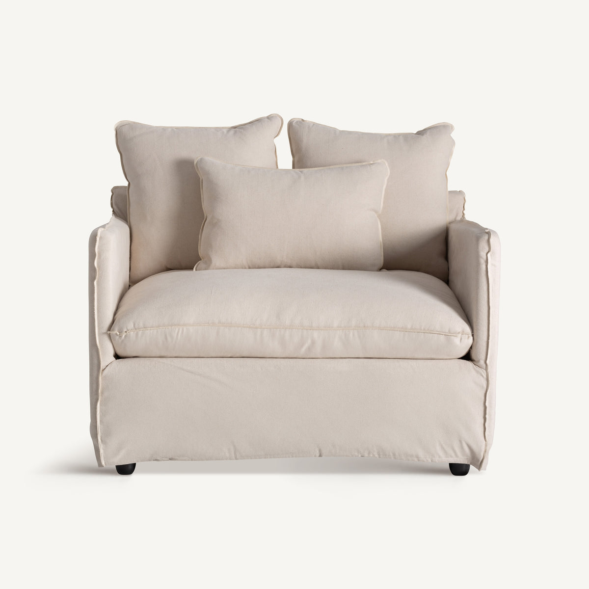 Sillón Pugnac — Lino beige