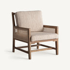 Sillón Romarand — Madera de mango marrón