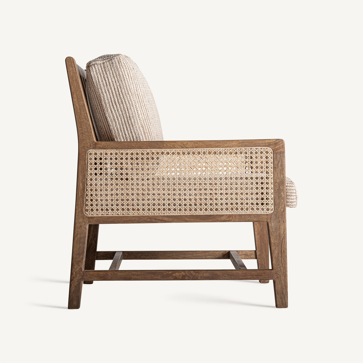 Sillón Romarand — Madera de mango marrón