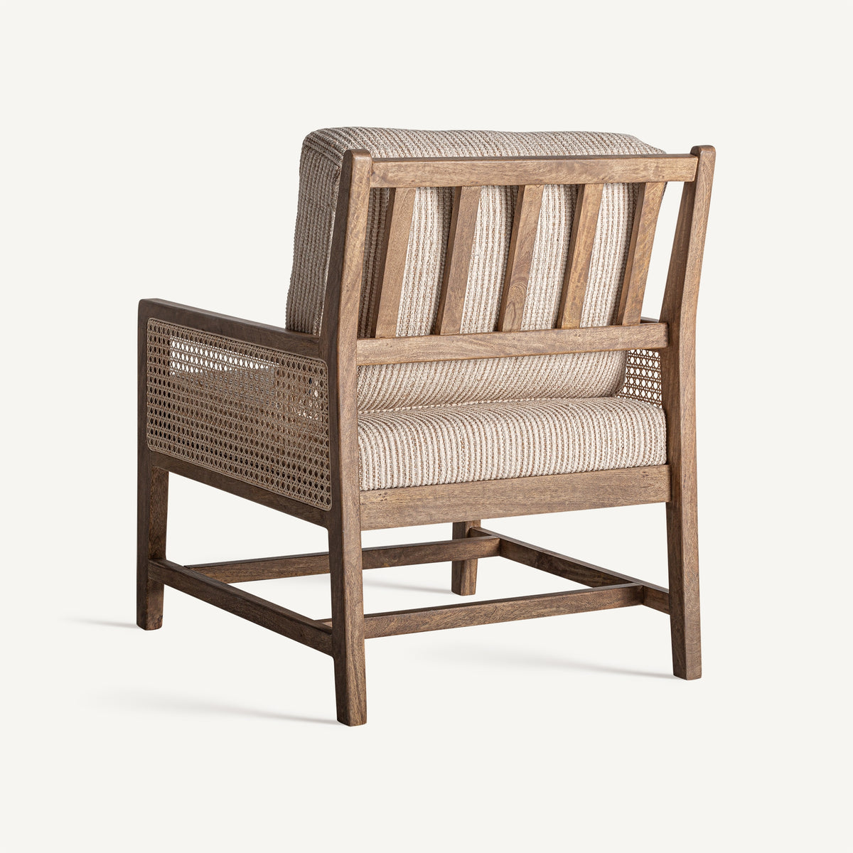Sillón Romarand — Madera de mango marrón