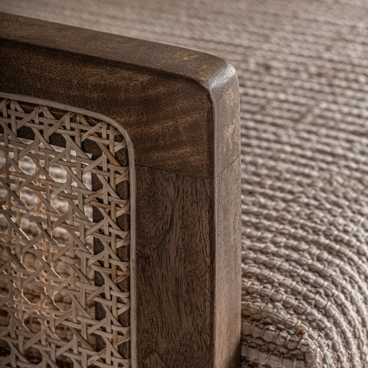 Sillón Romarand — Madera de mango marrón