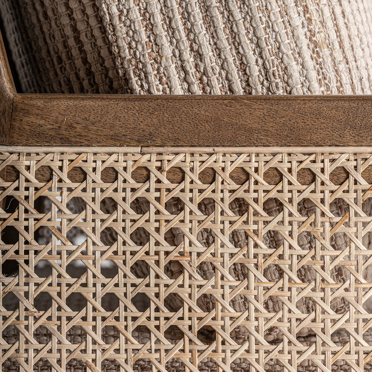 Sillón Romarand — Madera de mango marrón