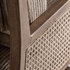Sillón Romarand — Madera de mango marrón