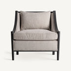 Sillón Seyches — Lino negro