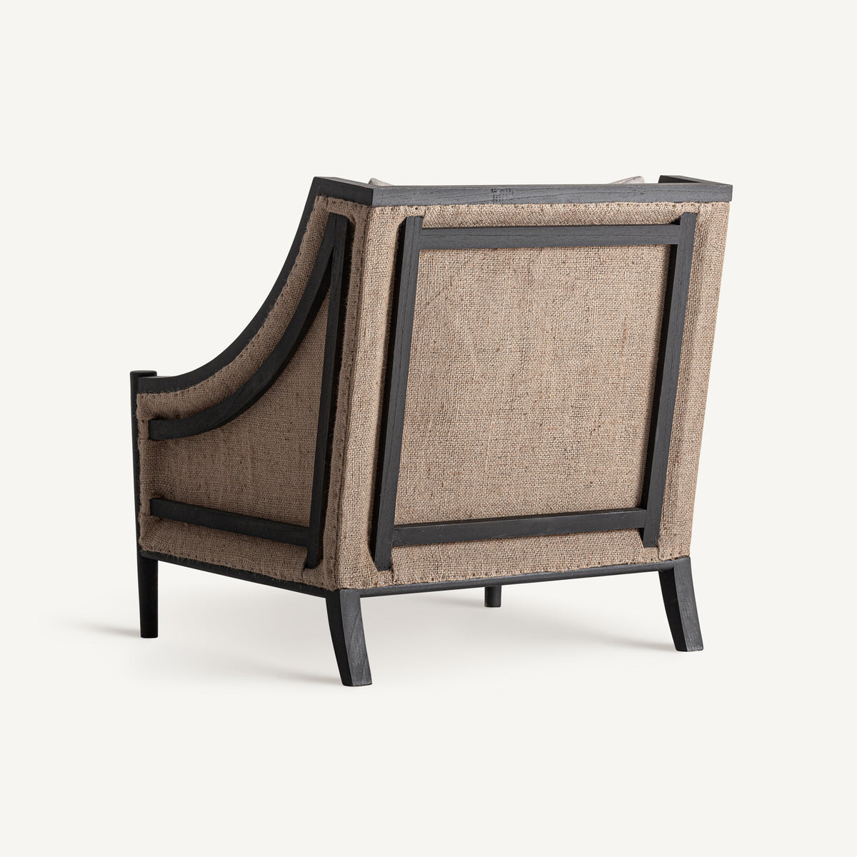 Sillón Seyches — Lino negro