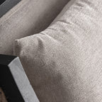 Sillón Seyches — Lino negro