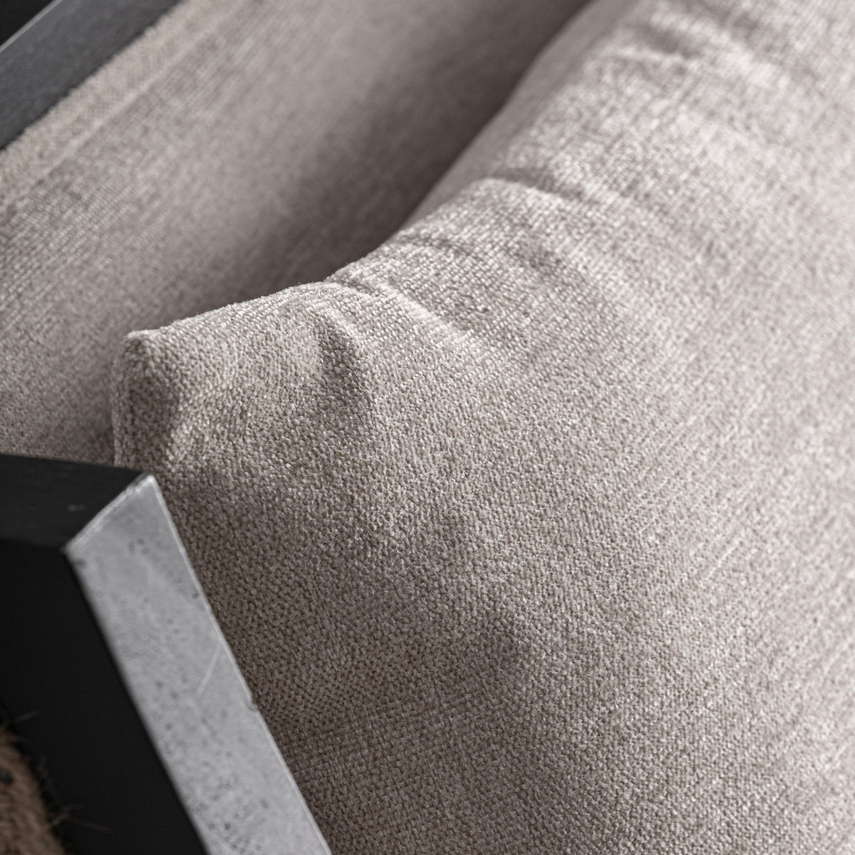 Sillón Seyches — Lino negro