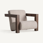 Sillón Virazeil — Poliéster crema