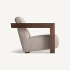 Sillón Virazeil — Poliéster crema
