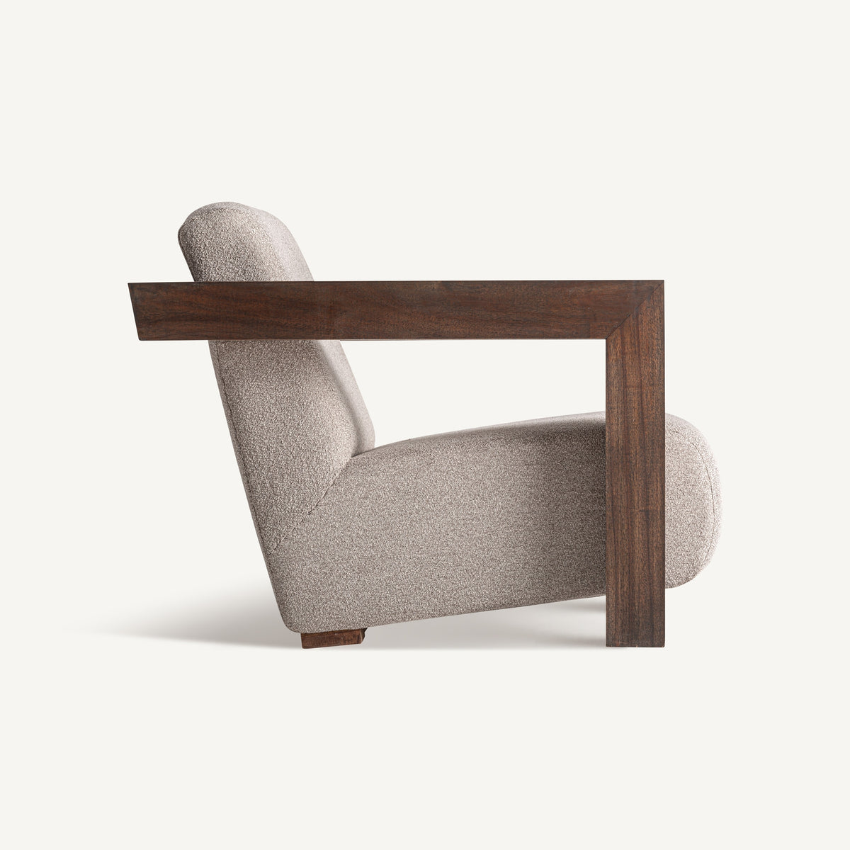 Sillón Virazeil — Poliéster crema