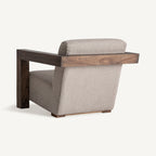 Sillón Virazeil — Poliéster crema
