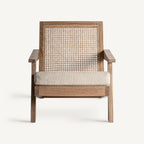 Sillón Wesweil — algodón beige