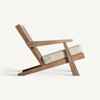 Sillón Wesweil — algodón beige
