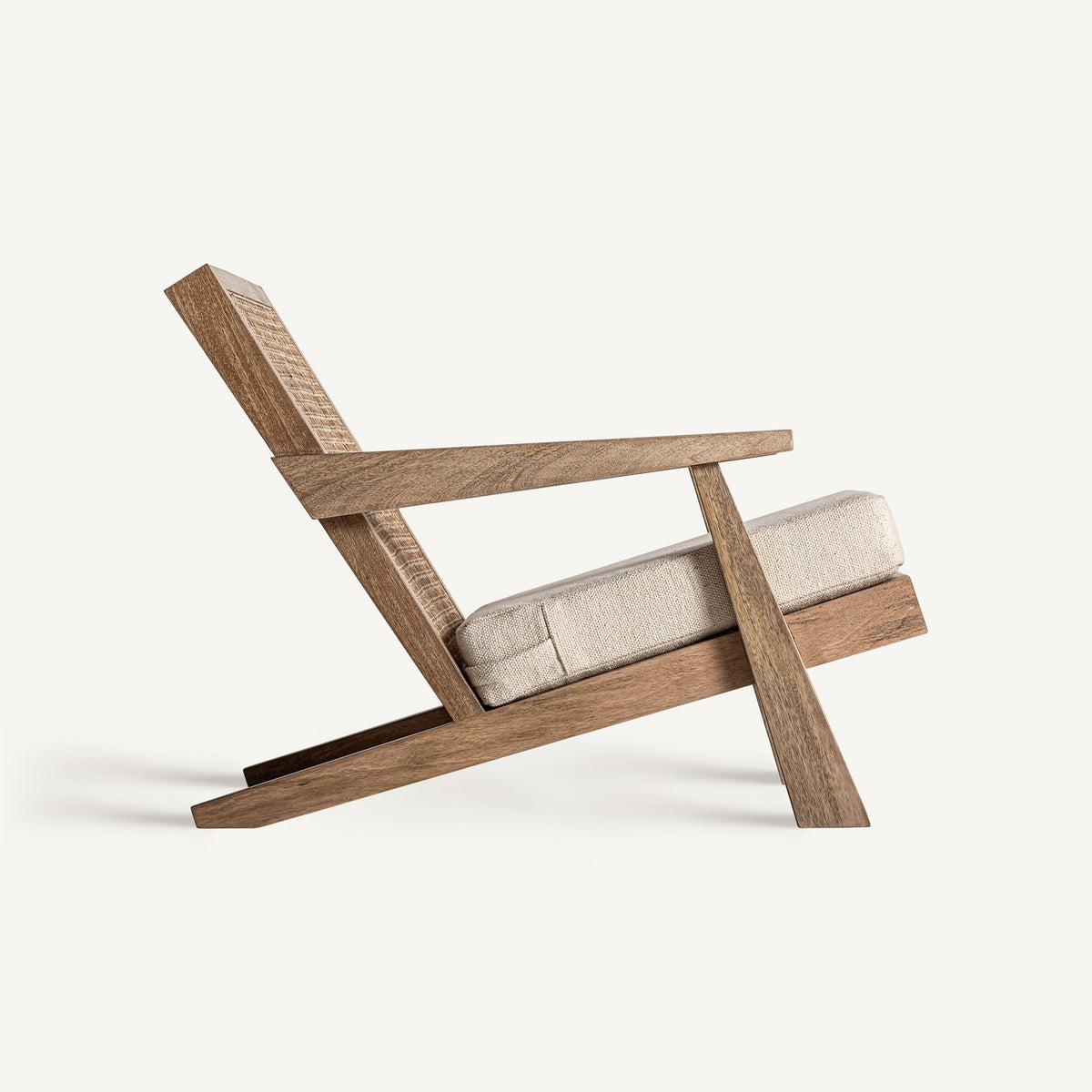 Sillón Wesweil — algodón beige