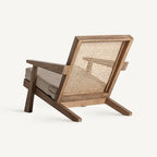 Sillón Wesweil — algodón beige