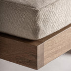 Sillón Wesweil — algodón beige