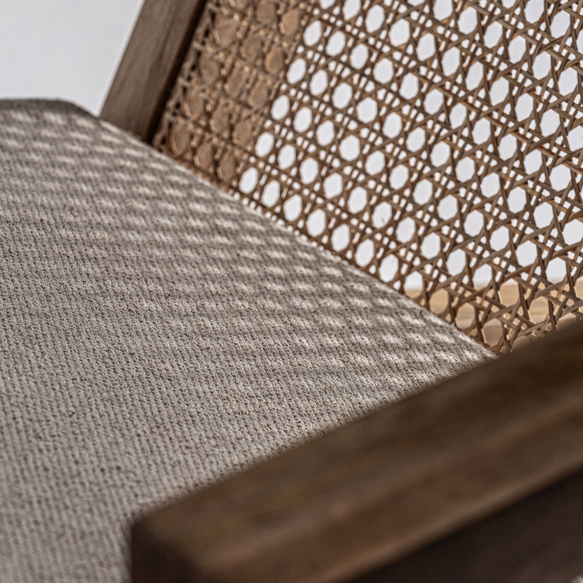 Sillón Wesweil — algodón beige