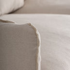 Sofá Bardney — Lino beige