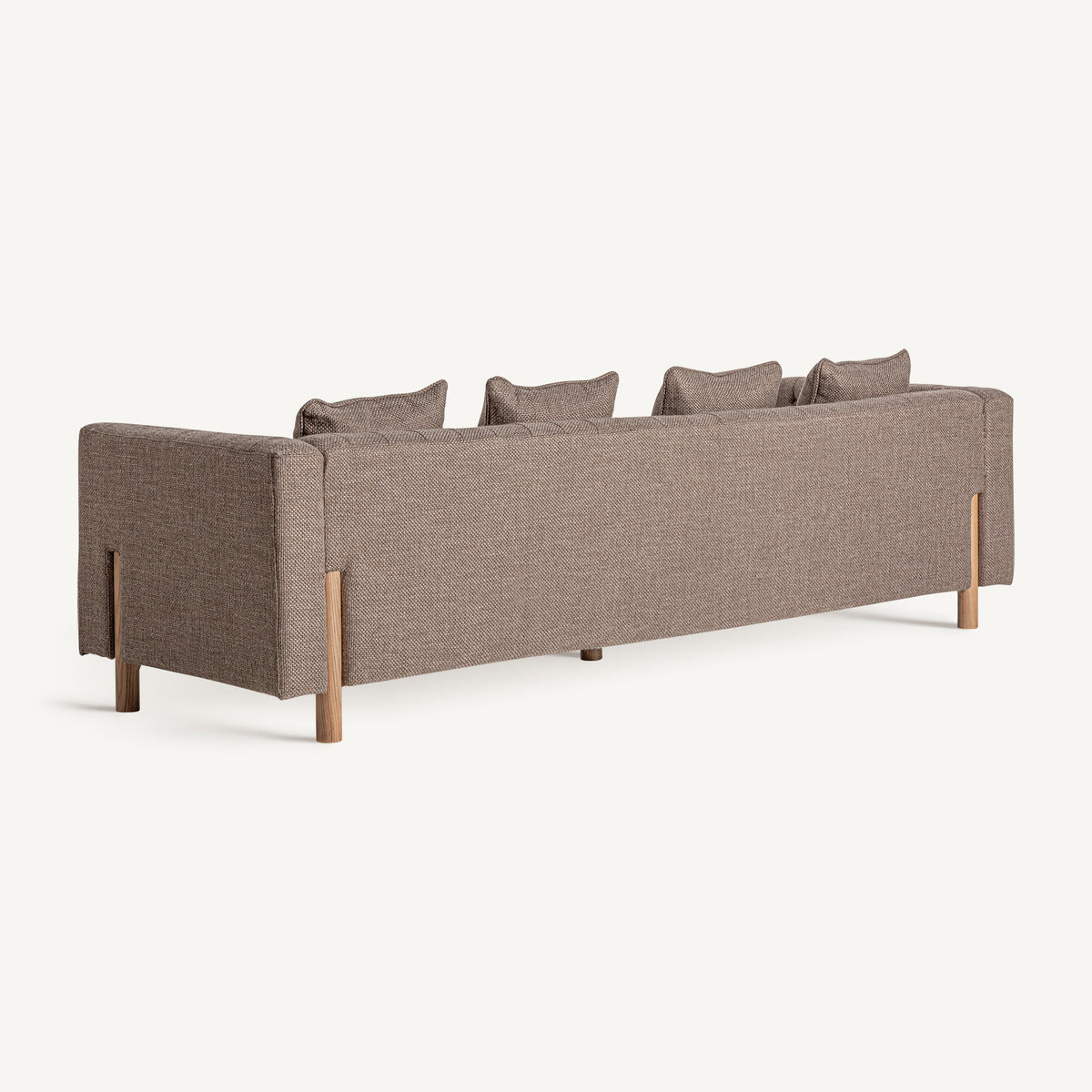 Sofá Carlton — Poliéster beige jaspeado