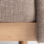 Sofá Carlton — Poliéster beige jaspeado