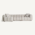 Sofá Dortan — Poliéster gris
