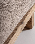 Sofá Givry — Madera de pino reciclado marrón