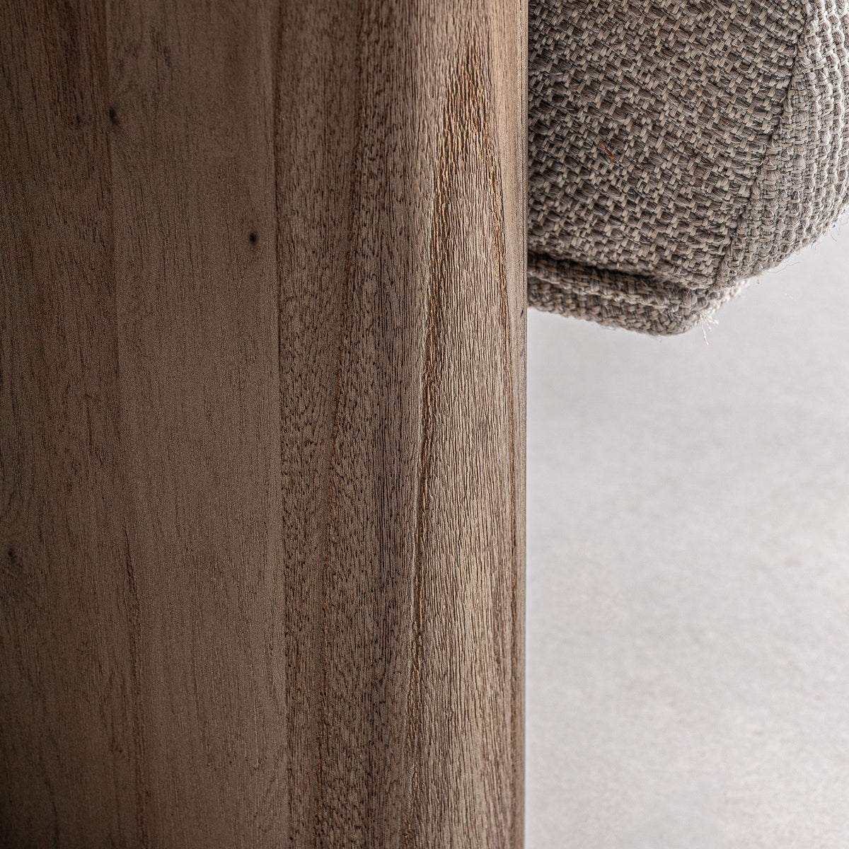Sofá Jacquard — Madera de olmo marrón