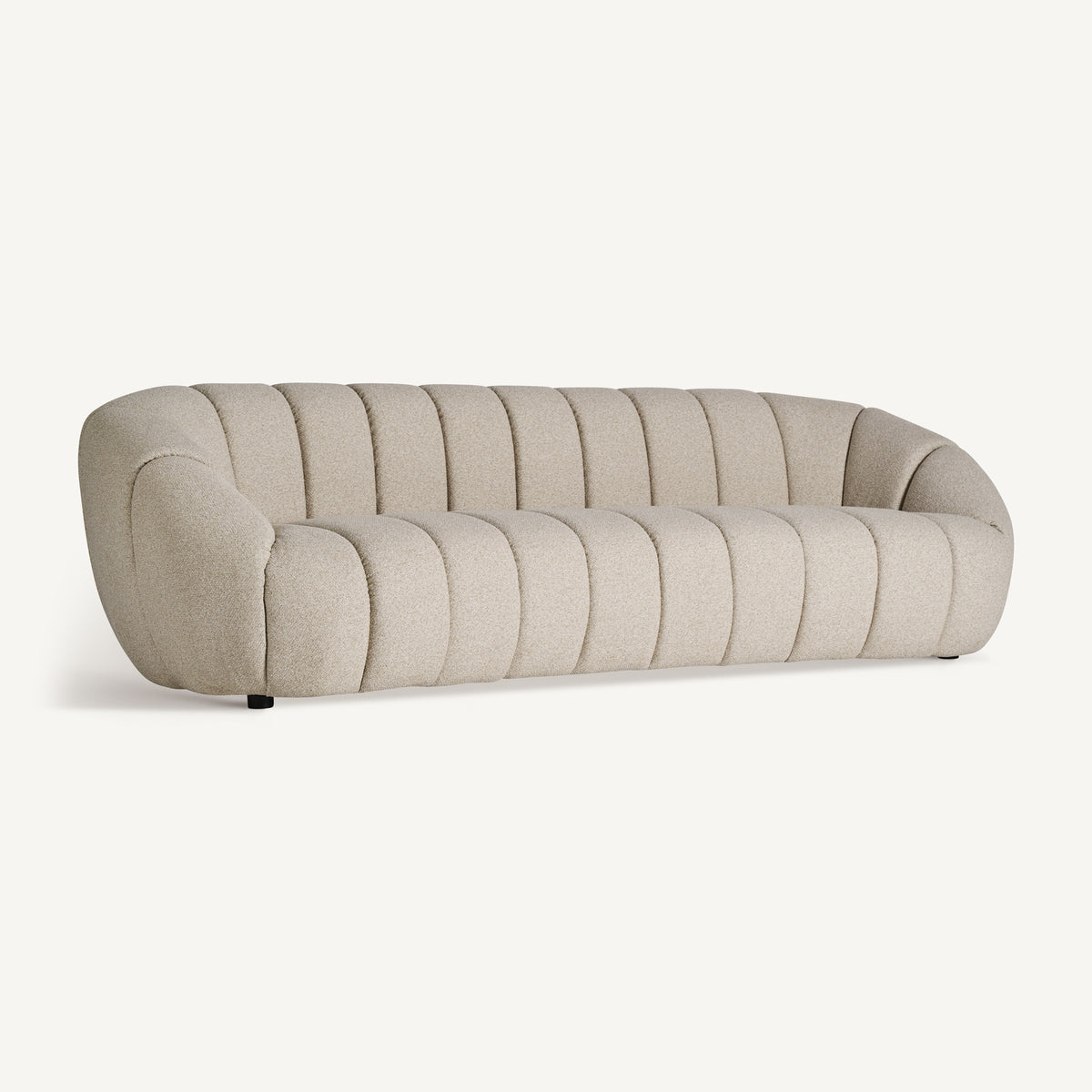 Sofá Lajoux — Poliéster beige