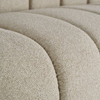 Sofá Lajoux — Poliéster beige