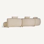 Sofá modular Zakupi — Poliéster beige
