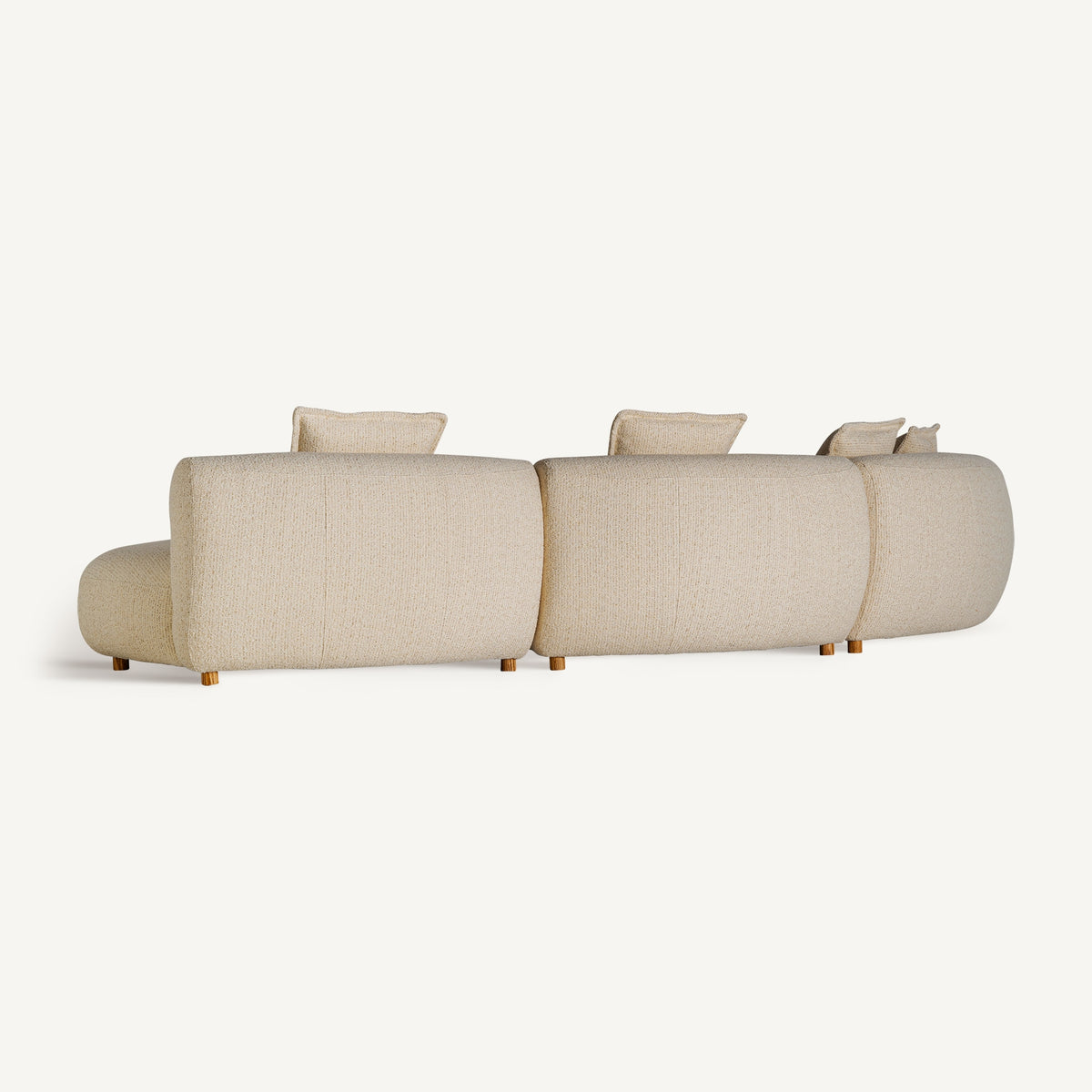 Sofá modular Zakupi — Poliéster beige