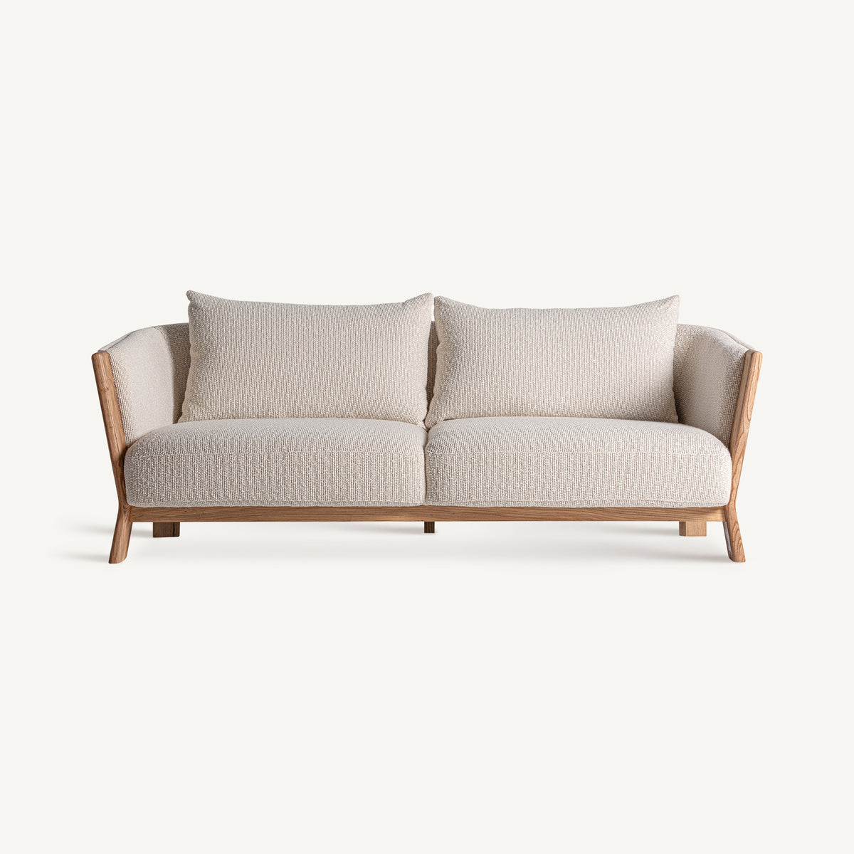Sofá Nara — Poliéster marrón beige