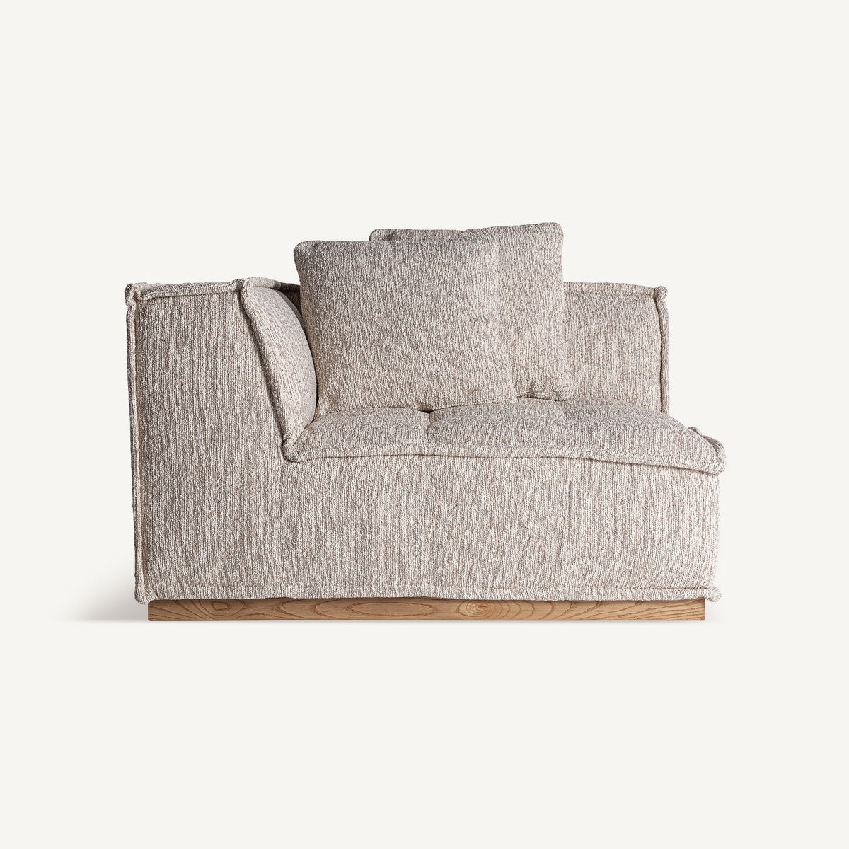 Sofá Vittel — Poliéster beige